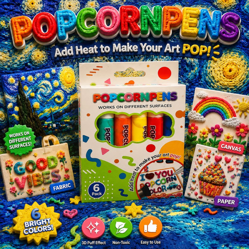 3D Relief Art Pen – Turn Flat Drawings Into Touchable 3D Art🪄