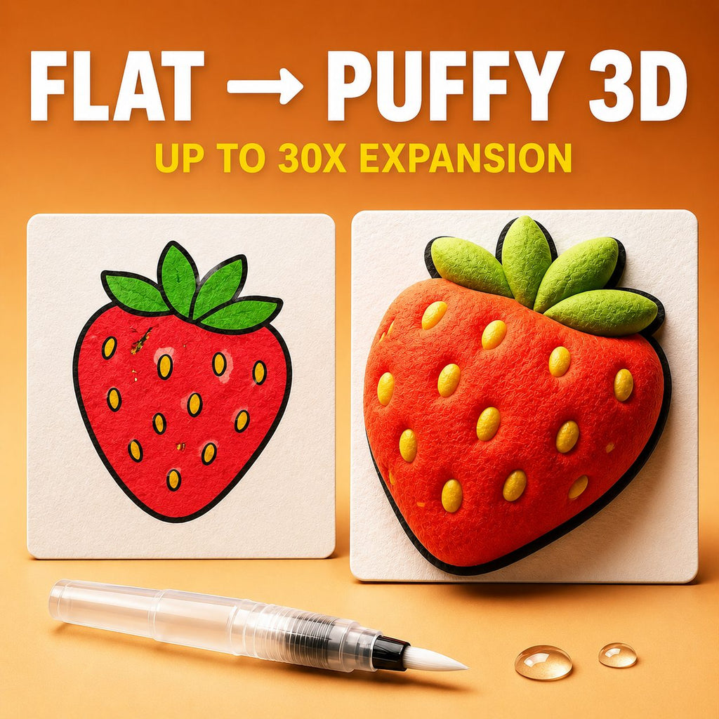 3D Puffy Texture Paper🐳