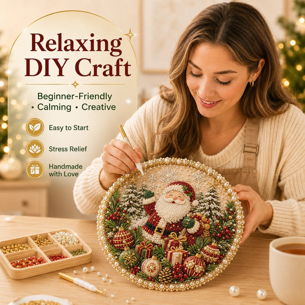 Four Seasons & Holiday Pearl Art Hanging Wreath Kit