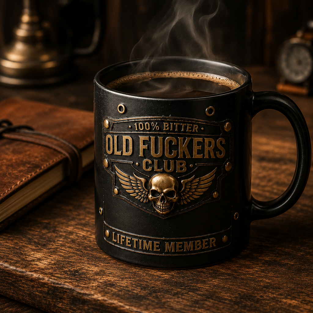 Old F*ckers Club Lifetime Member Double-Sided Collector Mug