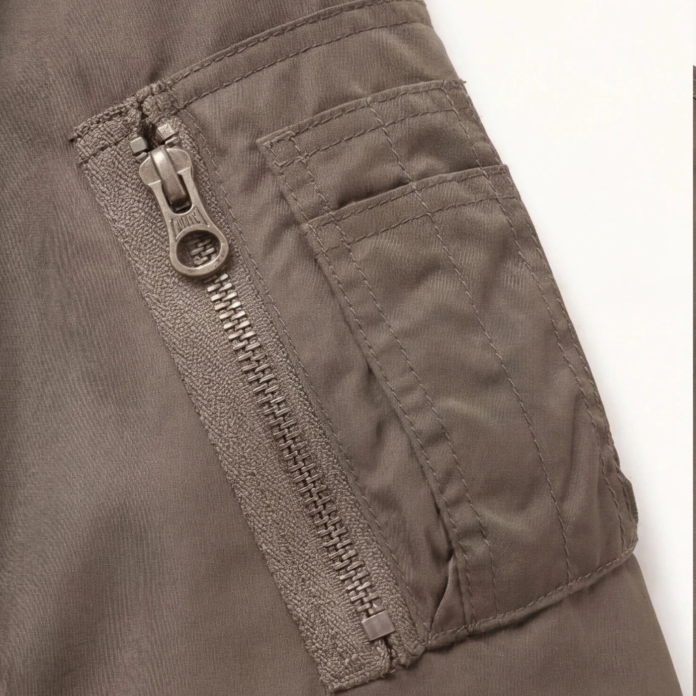 Men's Streetwear Jacket Solid Color Two Front Pockets Bomber Jacket Zipper Blank  Streetwear Outerwear OEM Service