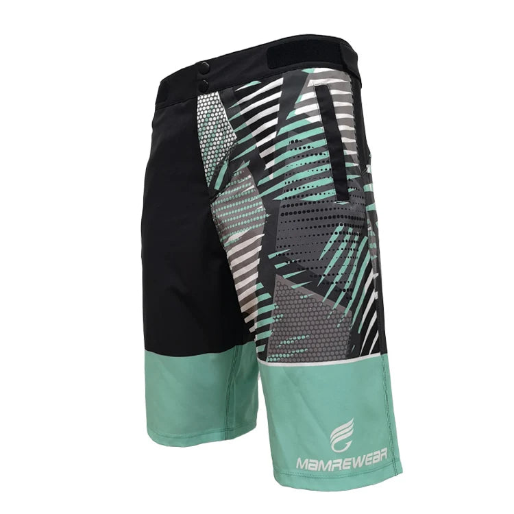 Lightweight Breathable Sublimated Enduro MTB Shorts with Zip Pockets Durable Quick Dry Mountain Bike Downhill Shorts for Men