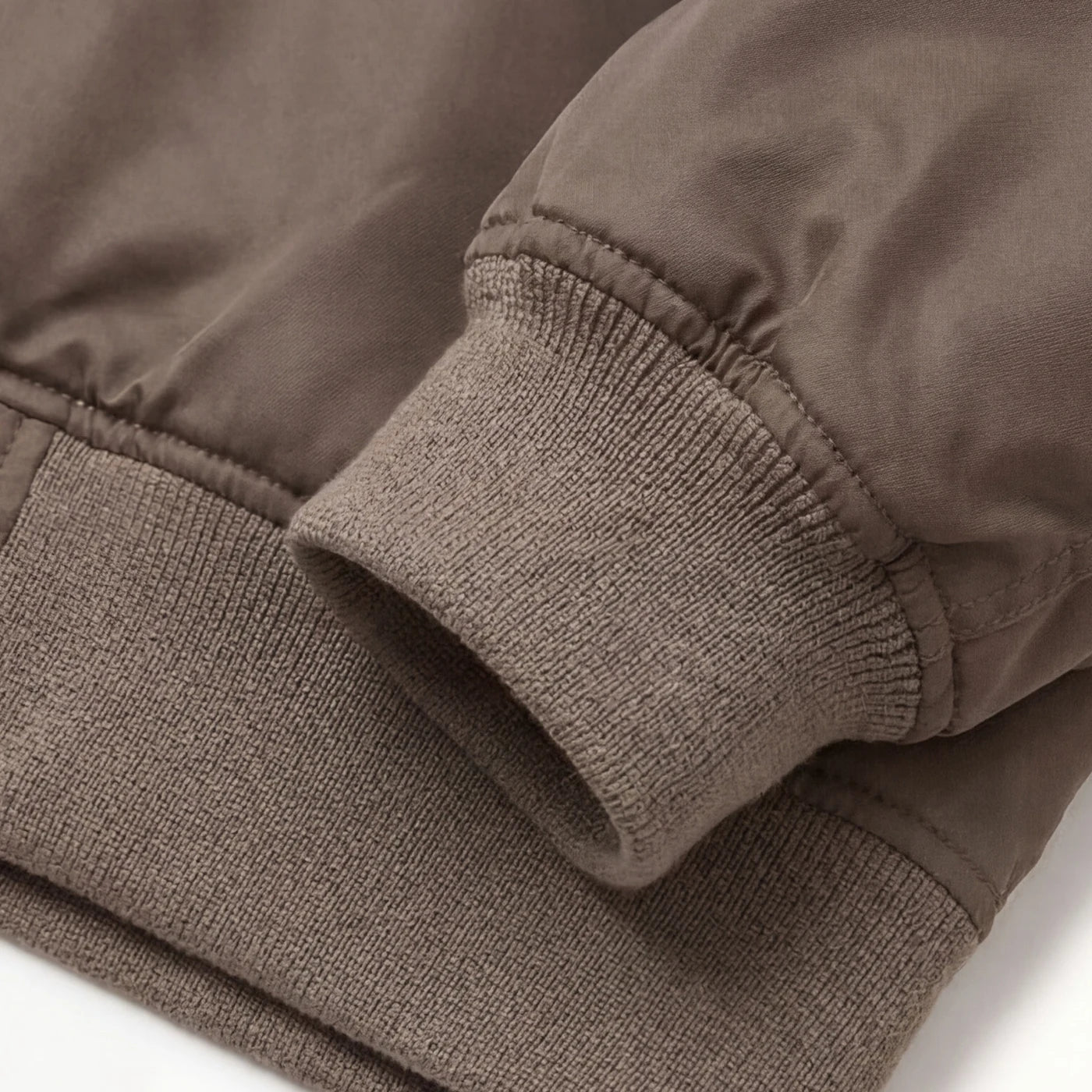 Men's Streetwear Jacket Solid Color Two Front Pockets Bomber Jacket Zipper Blank  Streetwear Outerwear OEM Service