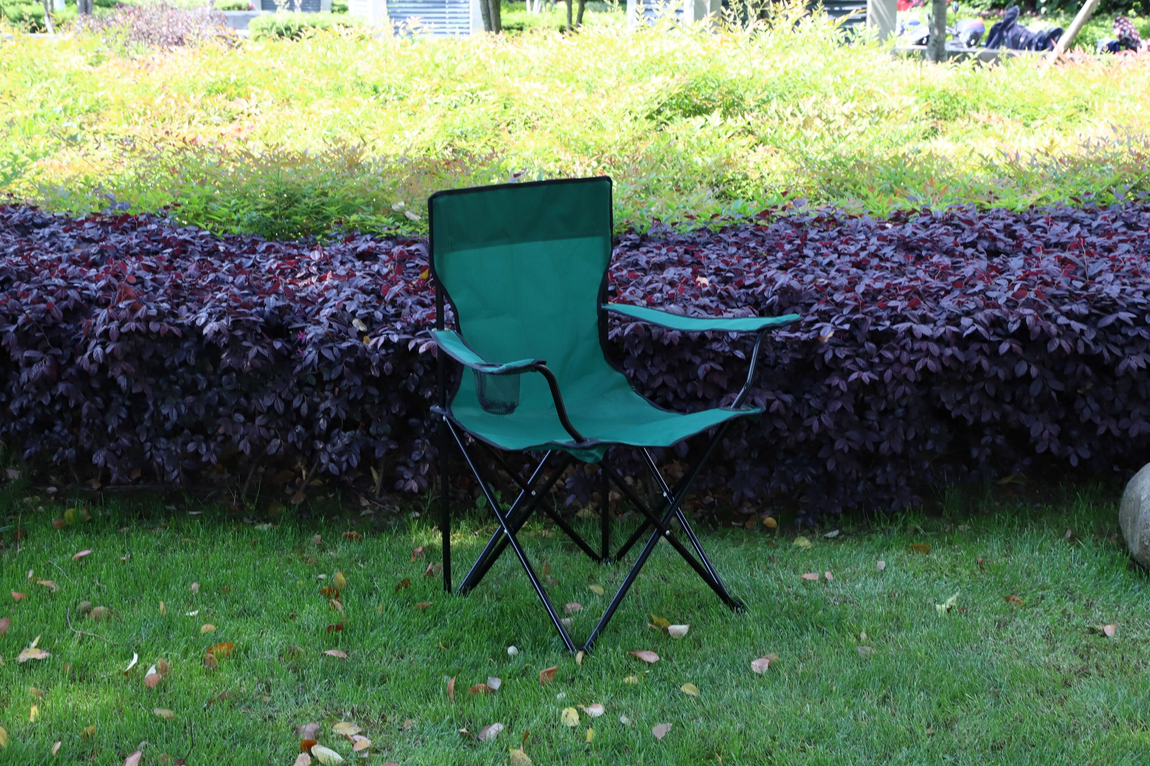 Oxford Heavy Duty Portable Folding Camping Chair Cup Holder Outdoor Beach Chairs for Fishing Picnic BBQ Hiking Lawn Garden Patio