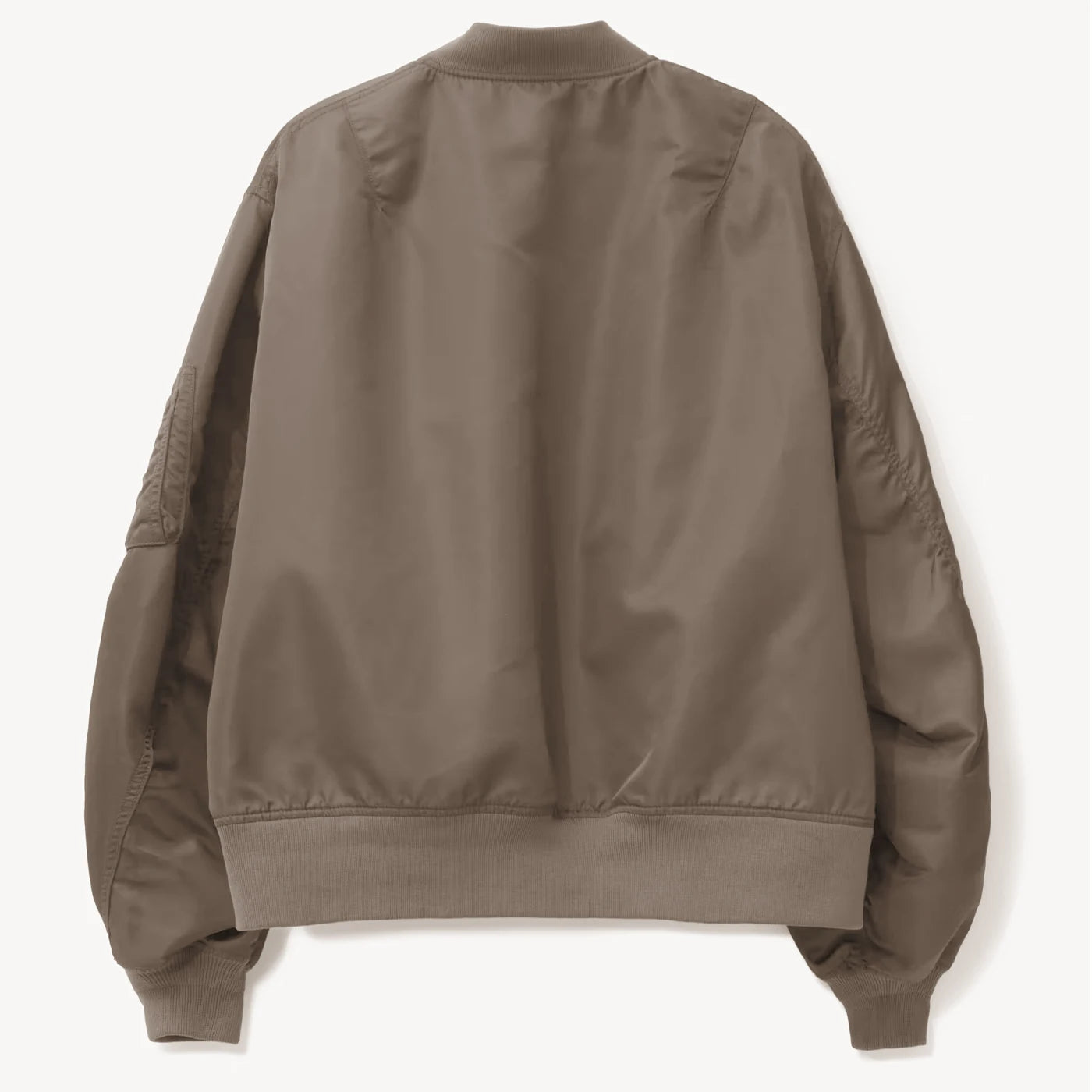 Men's Streetwear Jacket Solid Color Two Front Pockets Bomber Jacket Zipper Blank  Streetwear Outerwear OEM Service