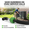 Clear a Clogged AC Drain Line Yourself, Universal Shop-Vac Adapter