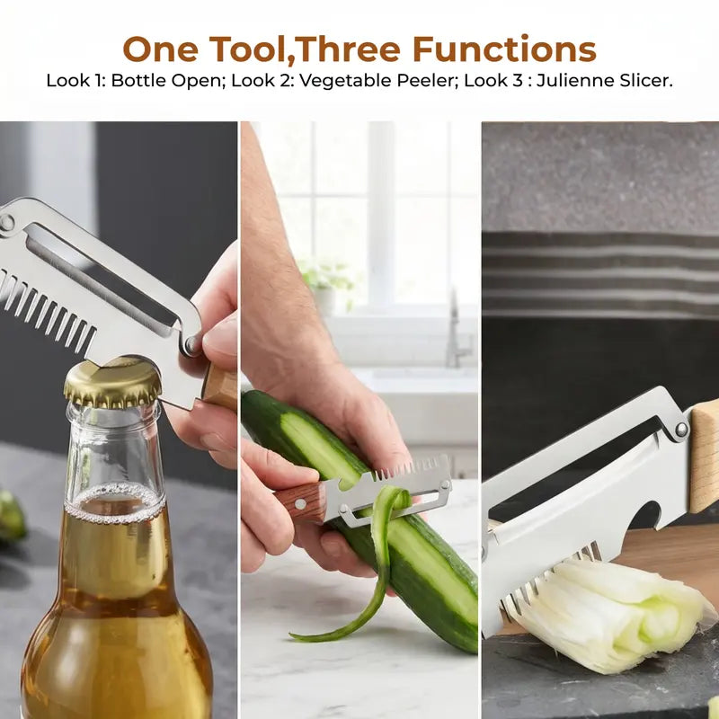 Last Day 60% OFF 🔥ivolune Official 💎✨🔪 Multi-Functional Stainless Peeler 🥕