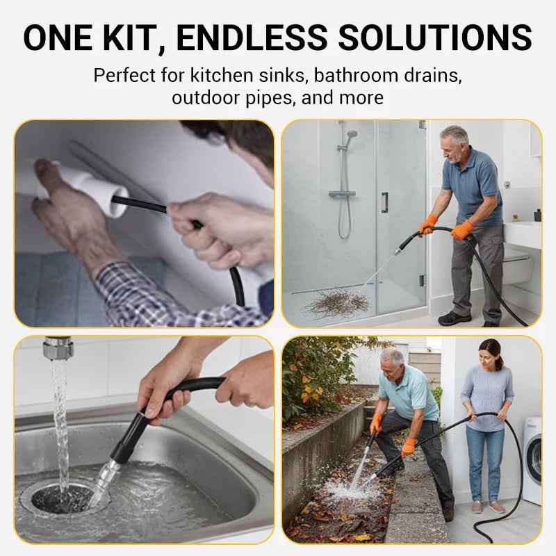 💧 Triple-layer burst-proof hose – PVC & stainless steel. Perfect for heavy-duty cleaning! 🚿🔧